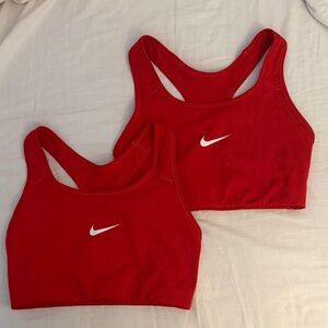Nike Dri-FIT Medium-Support Racerback Training Bras / M / UGA Issued / Set of 2